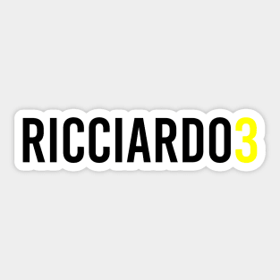 Daniel Ricciardo 3 Design Sticker